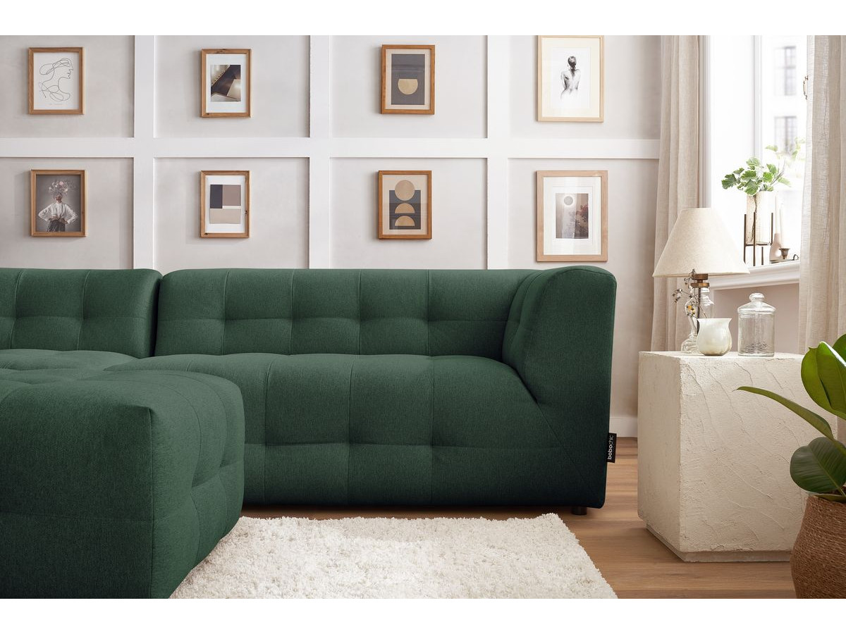Sofa modułowa 4-osobowa nierozkładana KLEBER z pufem