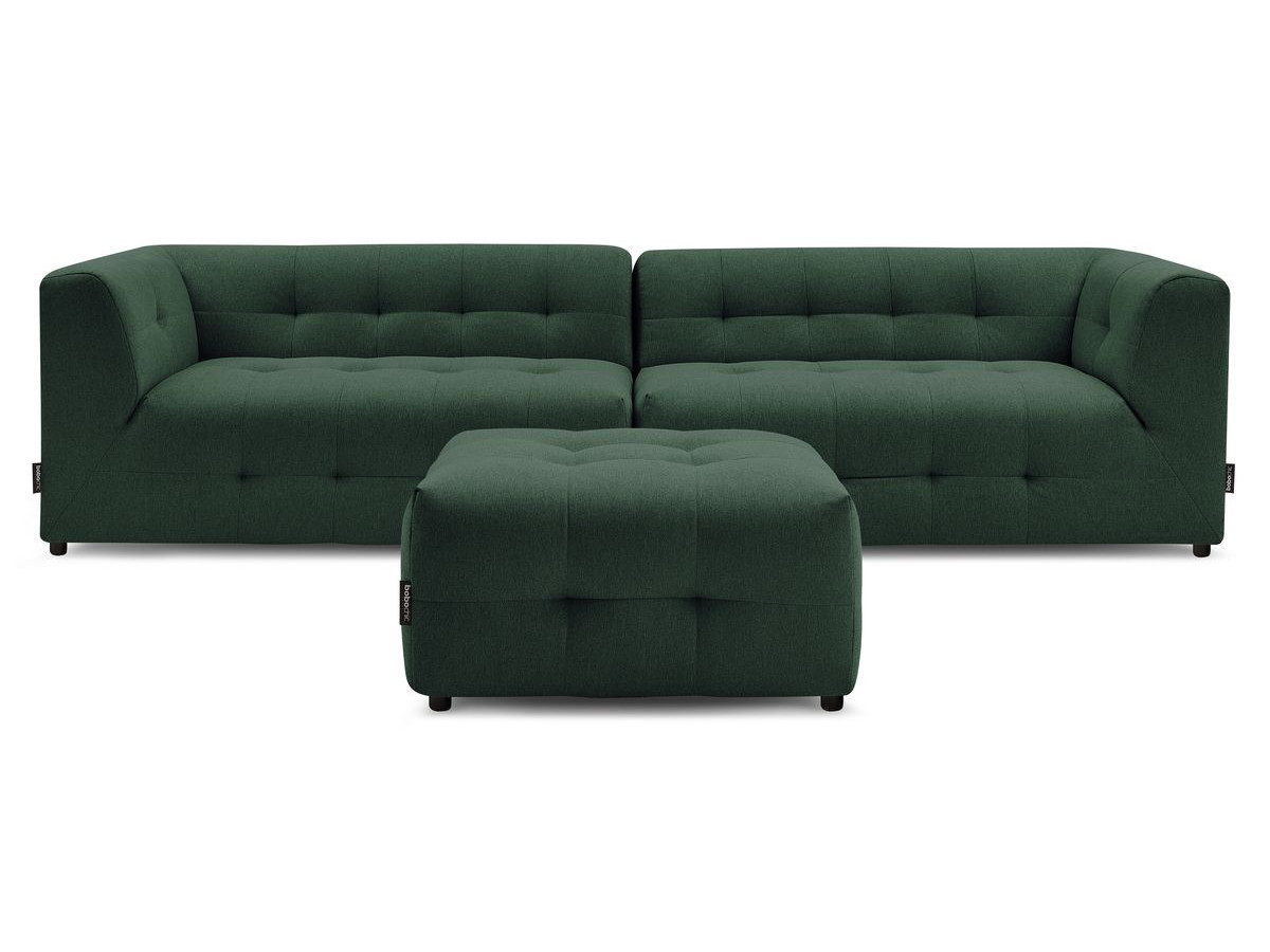 Sofa modułowa 4-osobowa nierozkładana KLEBER z pufem