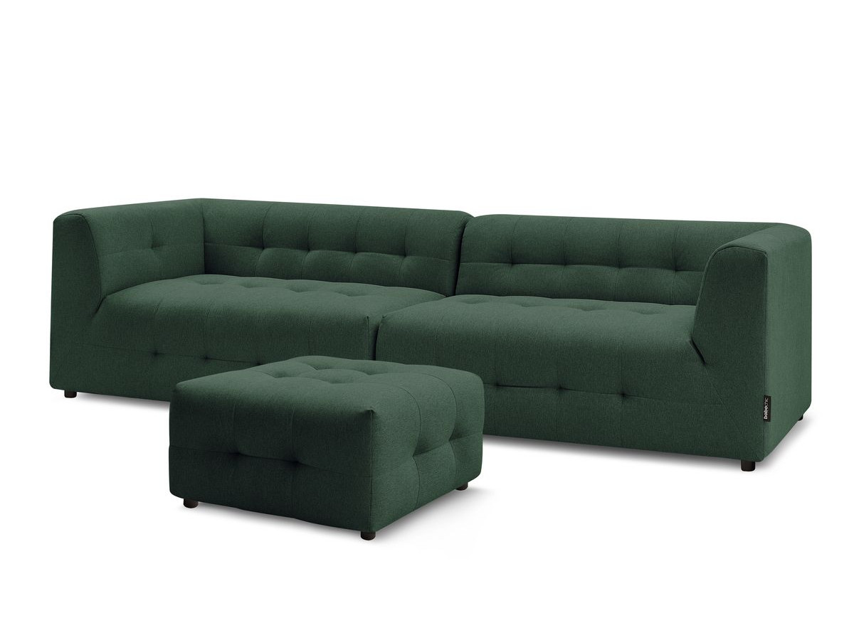 Sofa modułowa 4-osobowa nierozkładana KLEBER z pufem