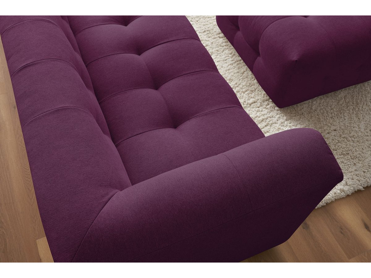 Sofa modułowa 4-osobowa nierozkładana KLEBER z pufem