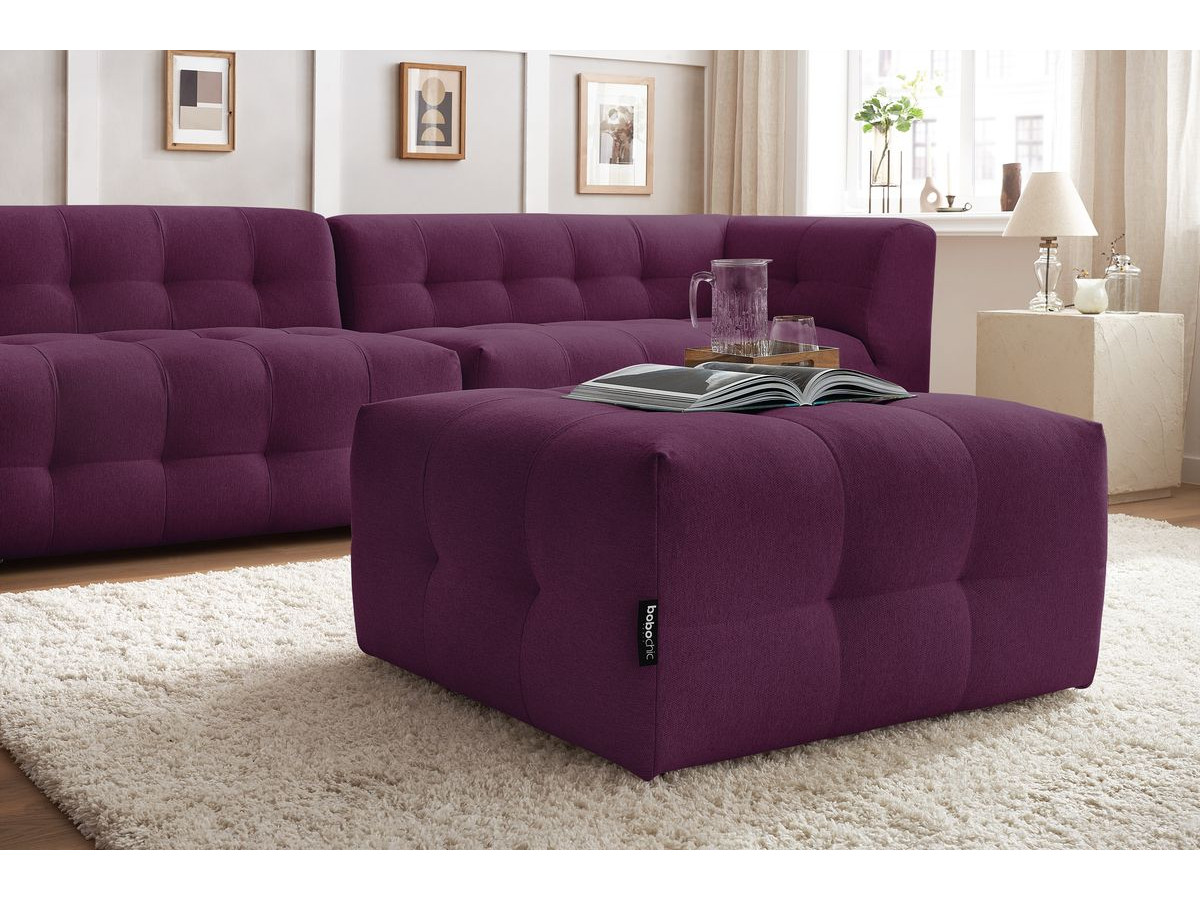 Sofa modułowa 4-osobowa nierozkładana KLEBER z pufem