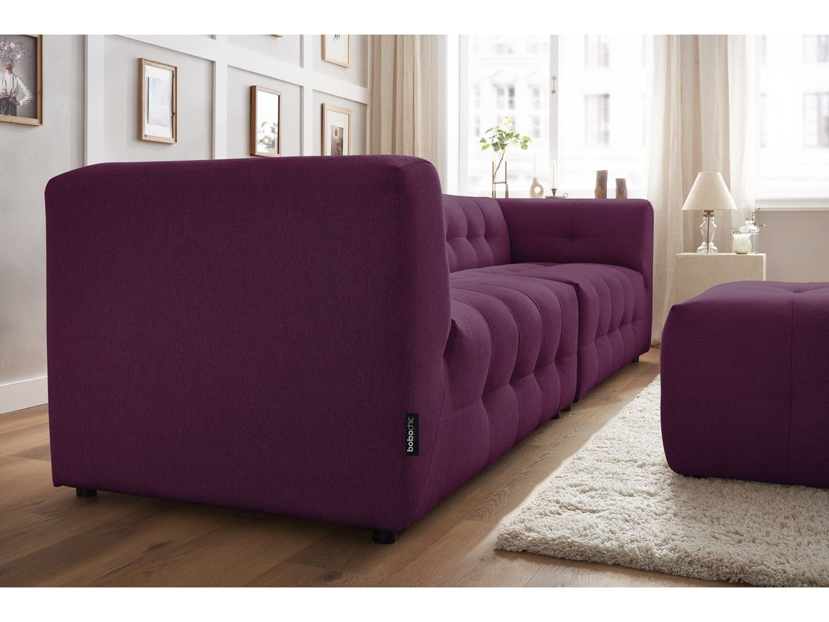 Sofa modułowa 4-osobowa nierozkładana KLEBER z pufem