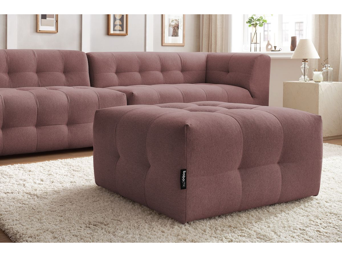 Sofa modułowa 4-osobowa nierozkładana KLEBER z pufem