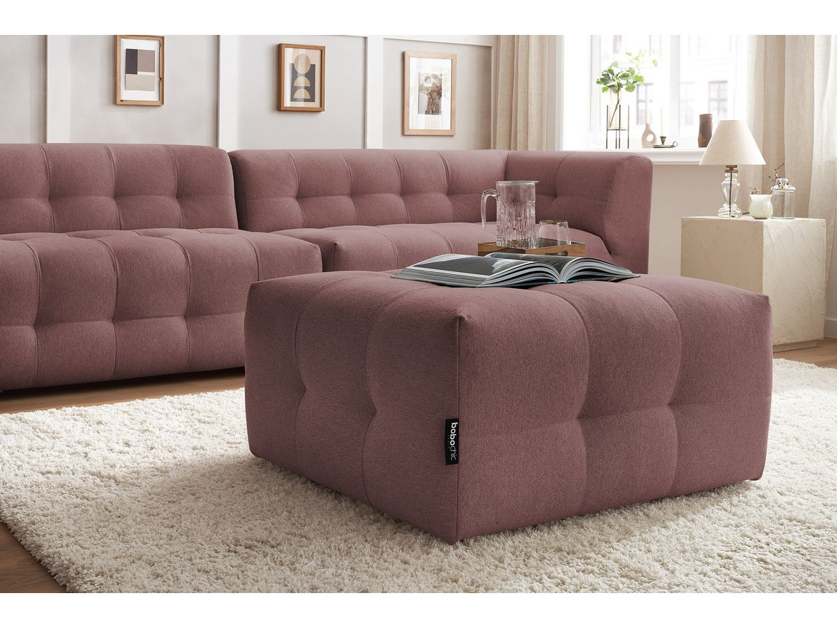 Sofa modułowa 4-osobowa nierozkładana KLEBER z pufem