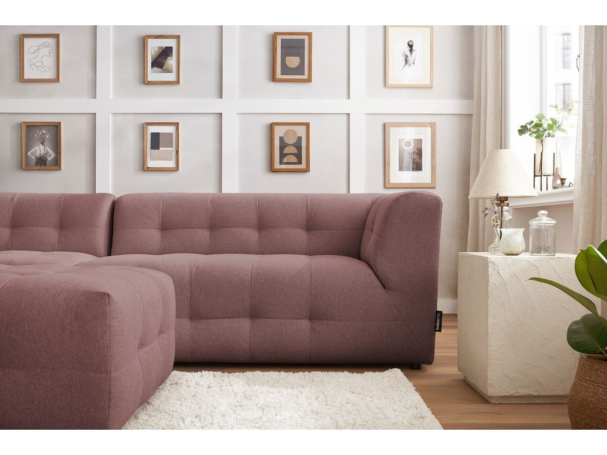 Sofa modułowa 4-osobowa nierozkładana KLEBER z pufem