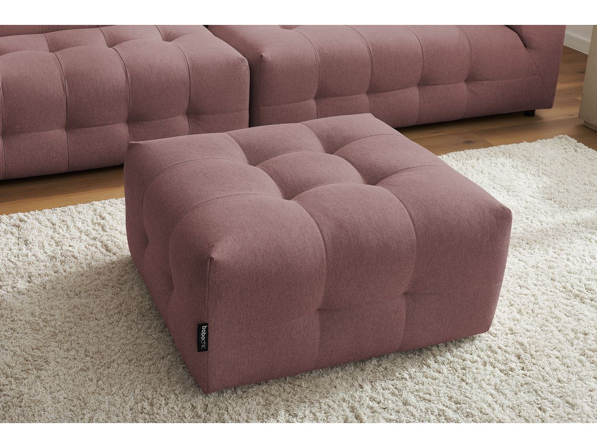 Sofa modułowa 4-osobowa nierozkładana KLEBER z pufem