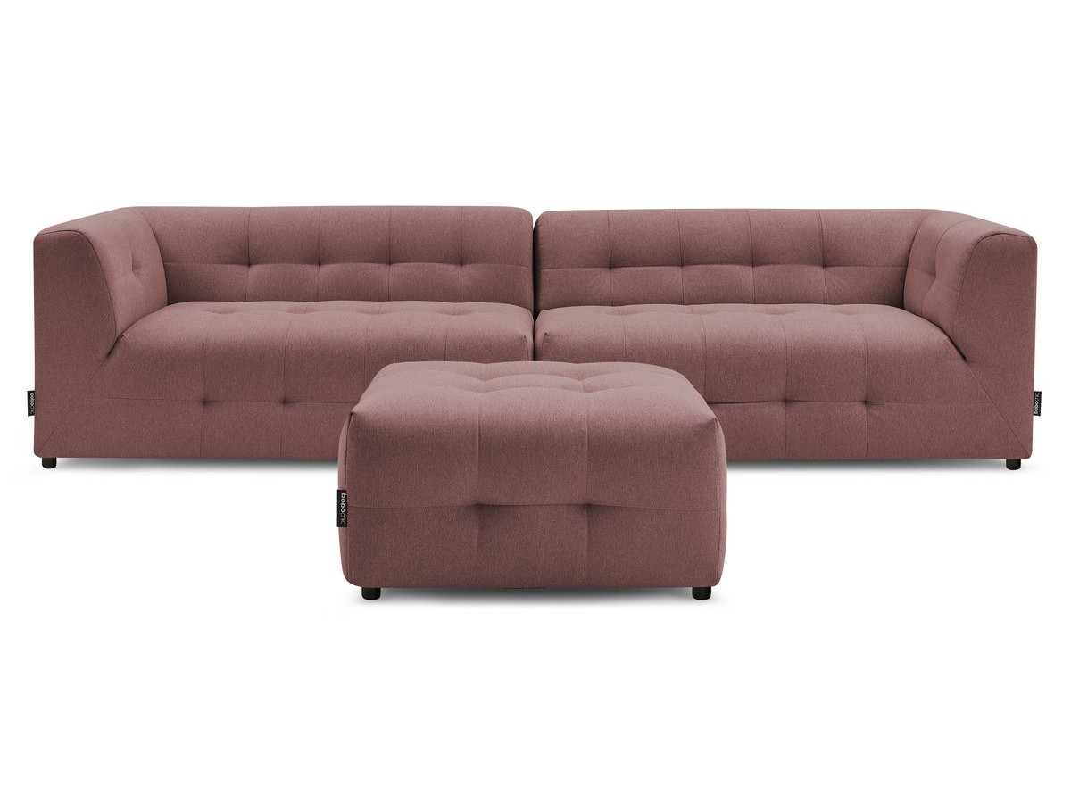 Sofa modułowa 4-osobowa nierozkładana KLEBER z pufem