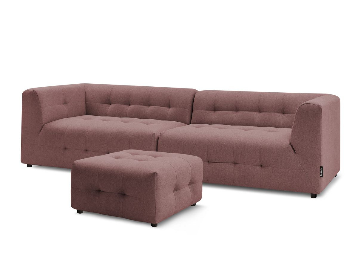 Sofa modułowa 4-osobowa nierozkładana KLEBER z pufem