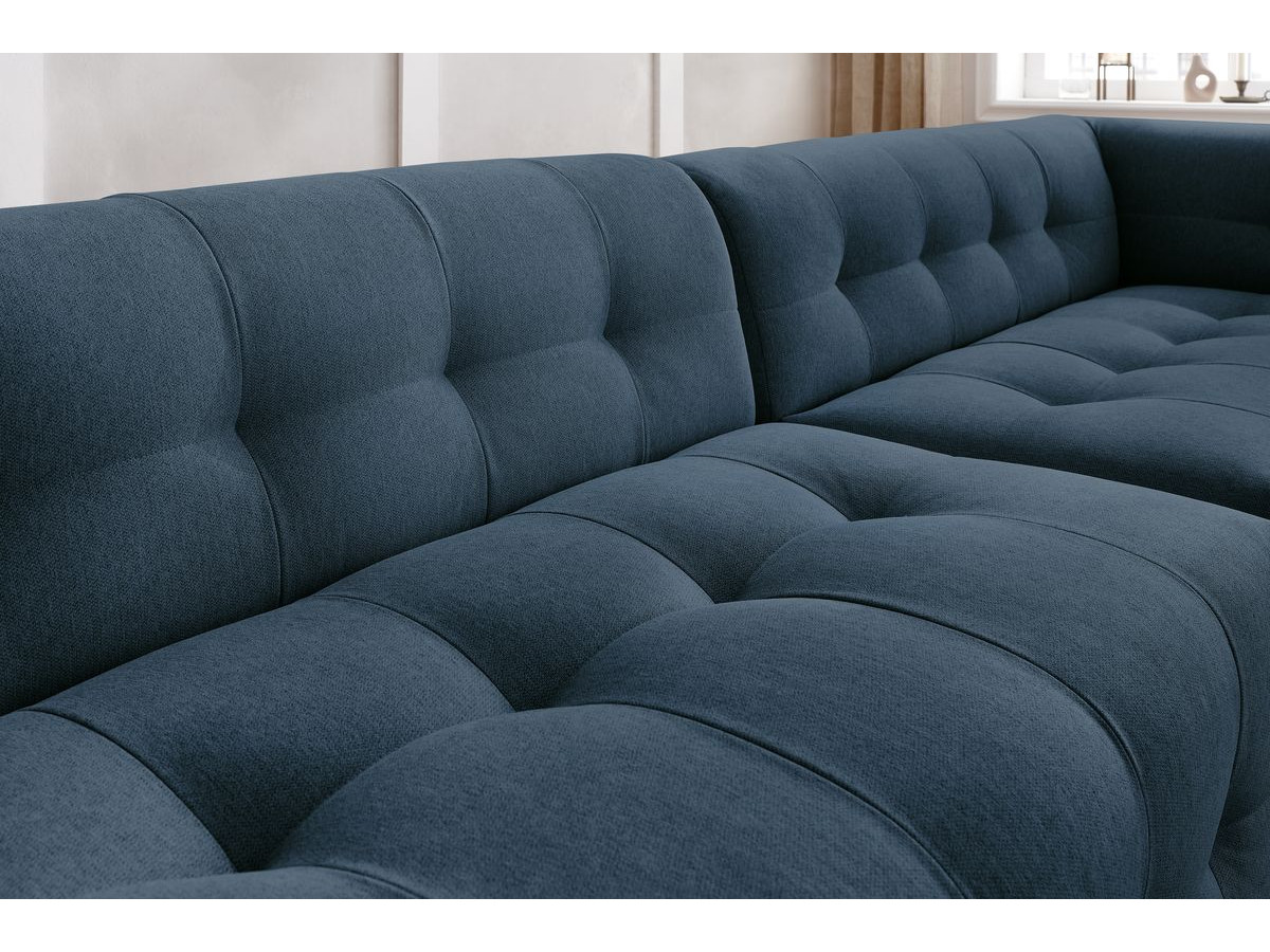 Sofa modułowa 4-osobowa nierozkładana KLEBER z pufem