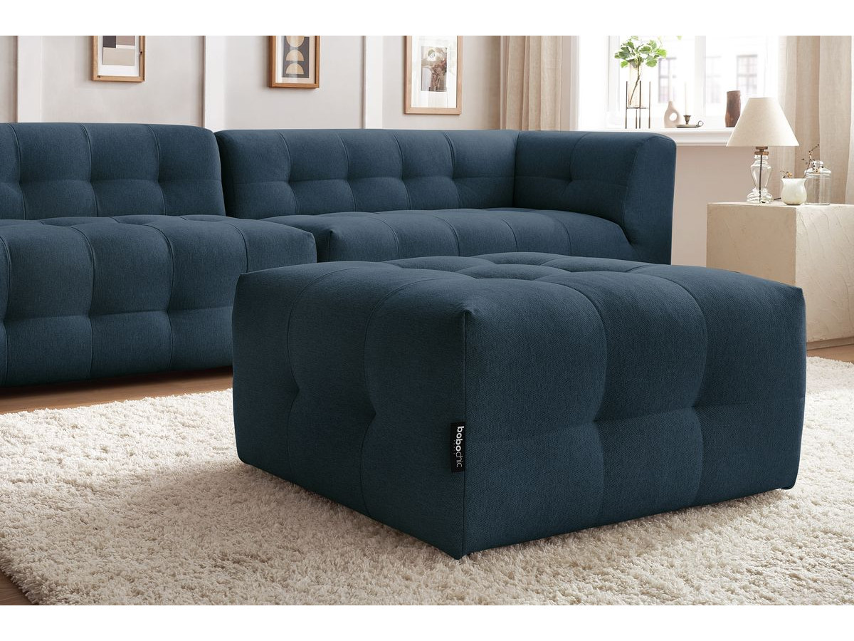 Sofa modułowa 4-osobowa nierozkładana KLEBER z pufem