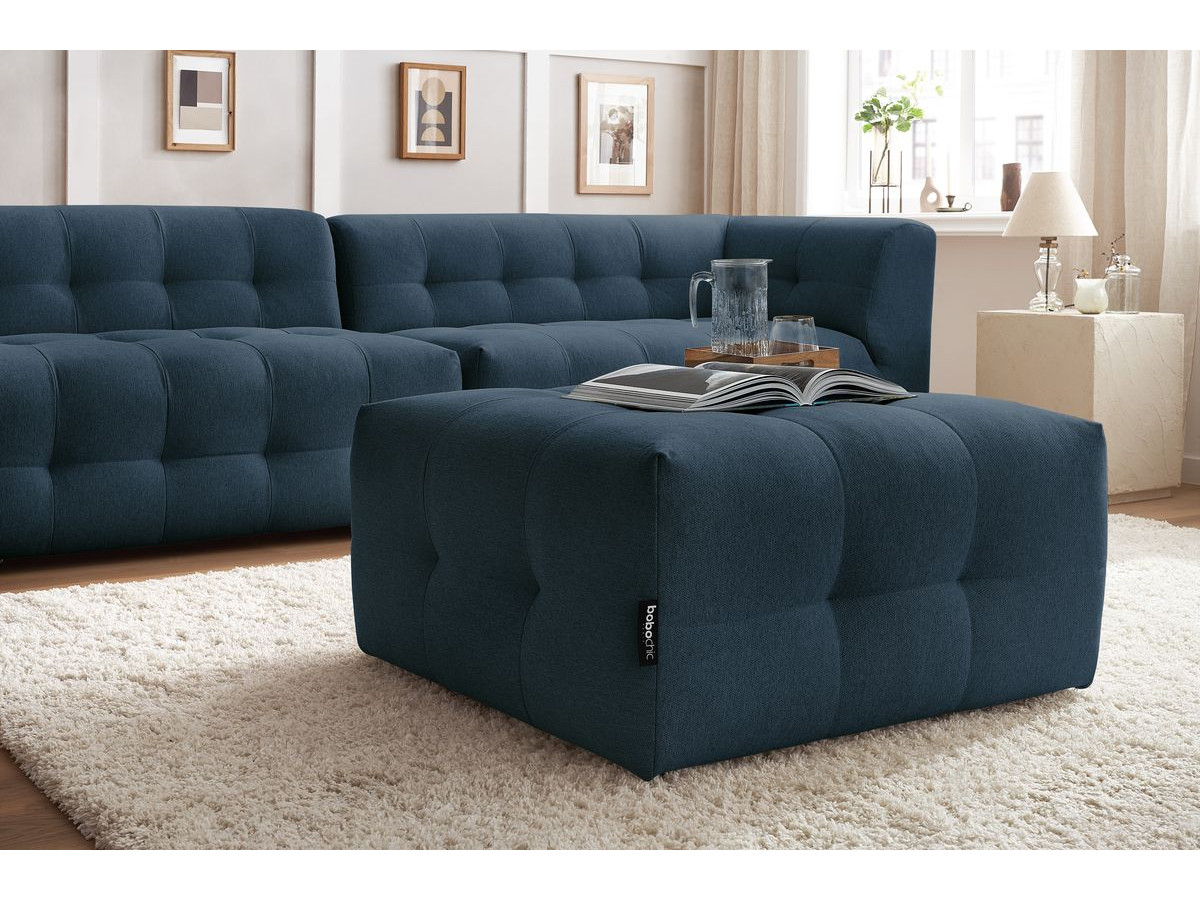 Sofa modułowa 4-osobowa nierozkładana KLEBER z pufem
