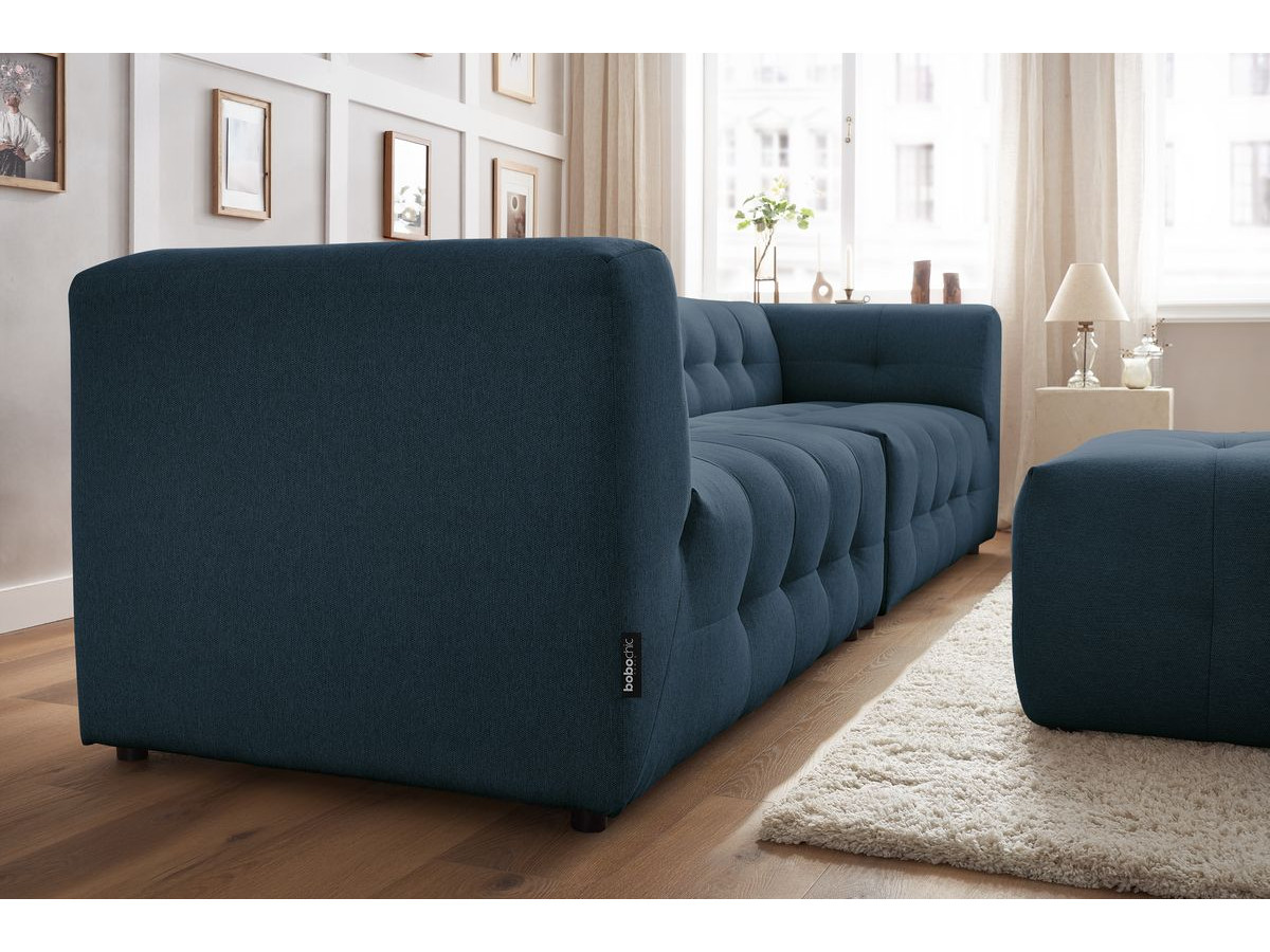 Sofa modułowa 4-osobowa nierozkładana KLEBER z pufem