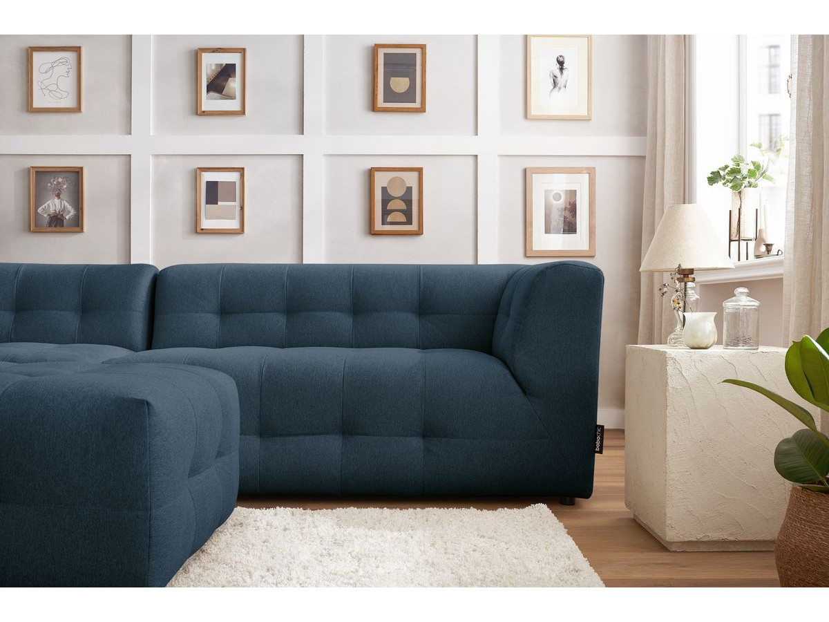 Sofa modułowa 4-osobowa nierozkładana KLEBER z pufem