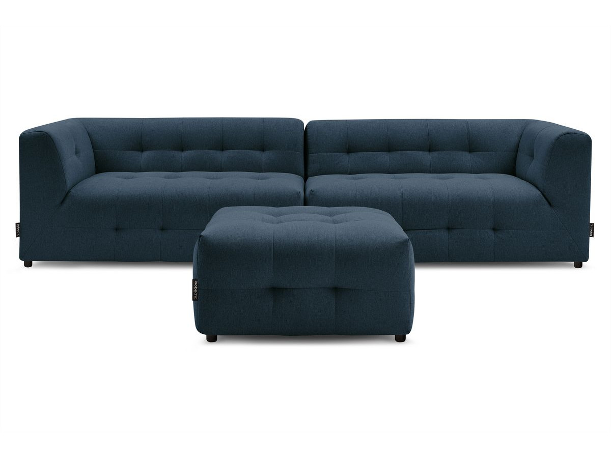 Sofa modułowa 4-osobowa nierozkładana KLEBER z pufem