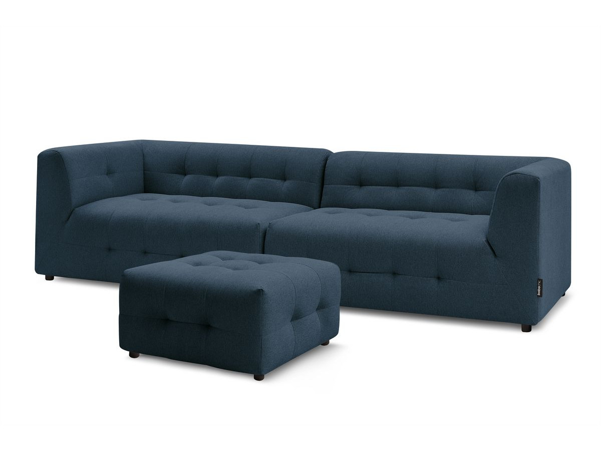 Sofa modułowa 4-osobowa nierozkładana KLEBER z pufem
