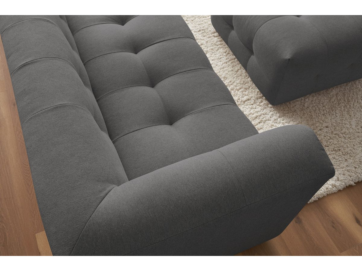 Sofa modułowa 4-osobowa nierozkładana KLEBER z pufem