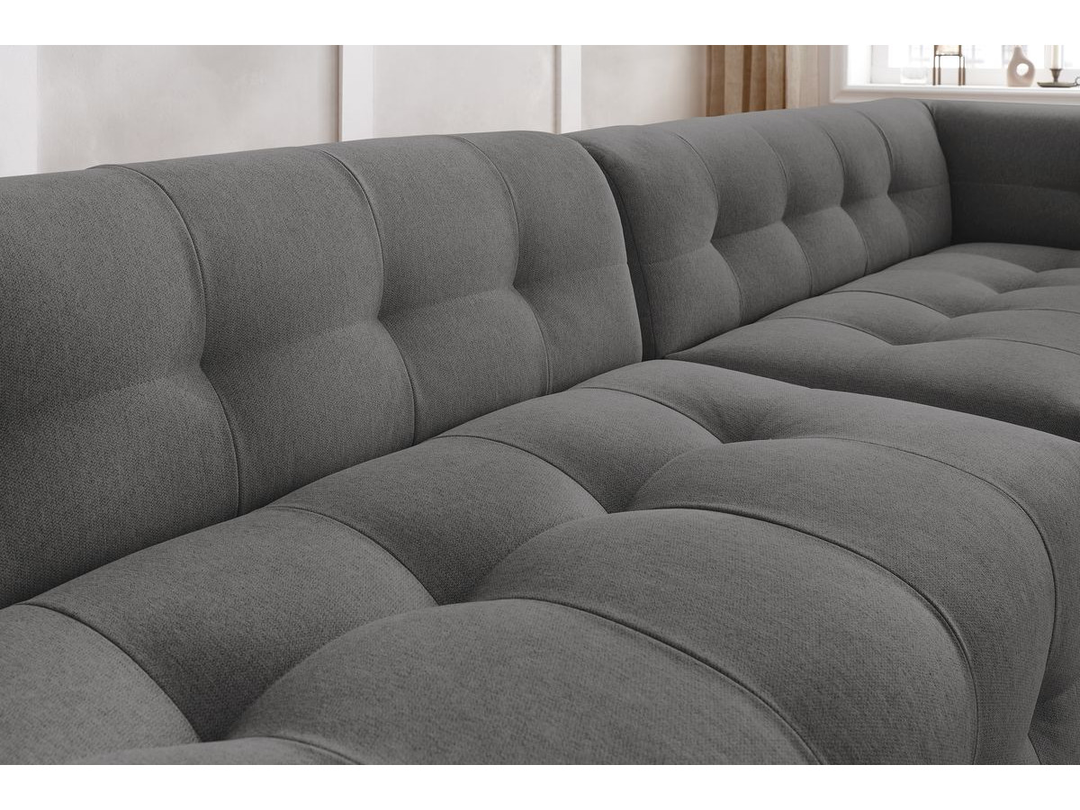 Sofa modułowa 4-osobowa nierozkładana KLEBER z pufem
