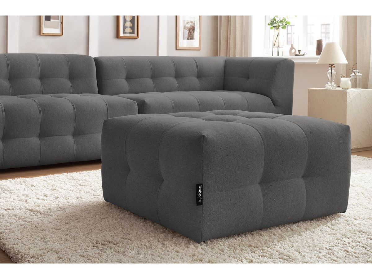 Sofa modułowa 4-osobowa nierozkładana KLEBER z pufem