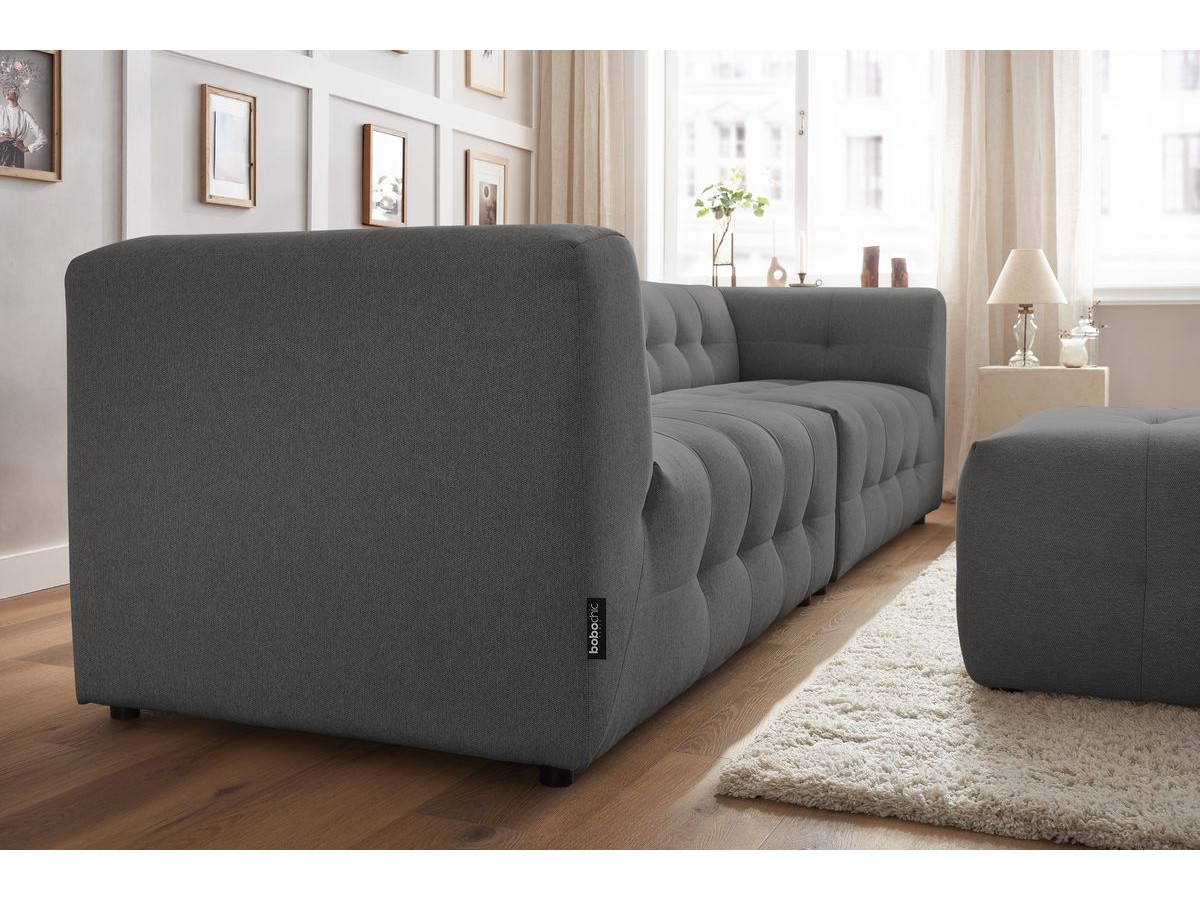 Sofa modułowa 4-osobowa nierozkładana KLEBER z pufem