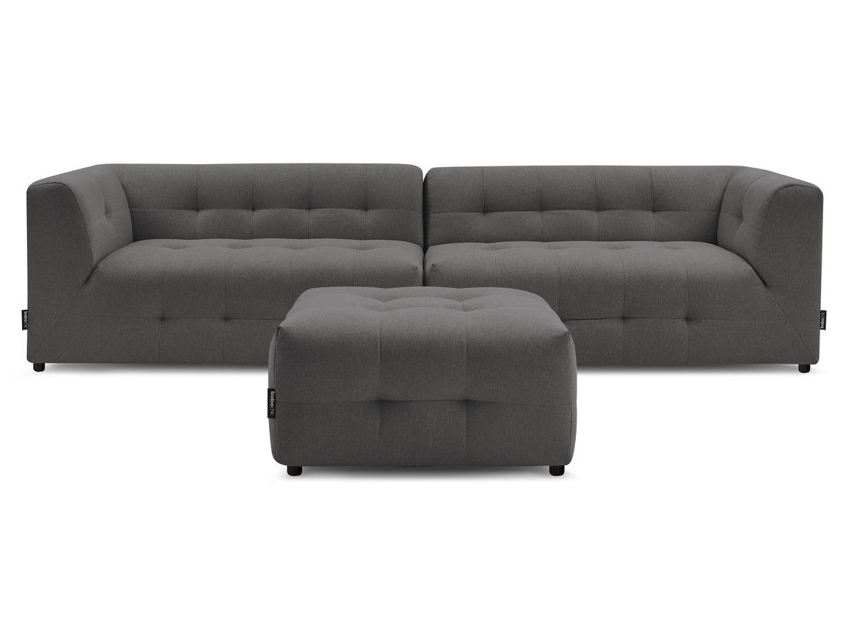 Sofa modułowa 4-osobowa nierozkładana KLEBER z pufem