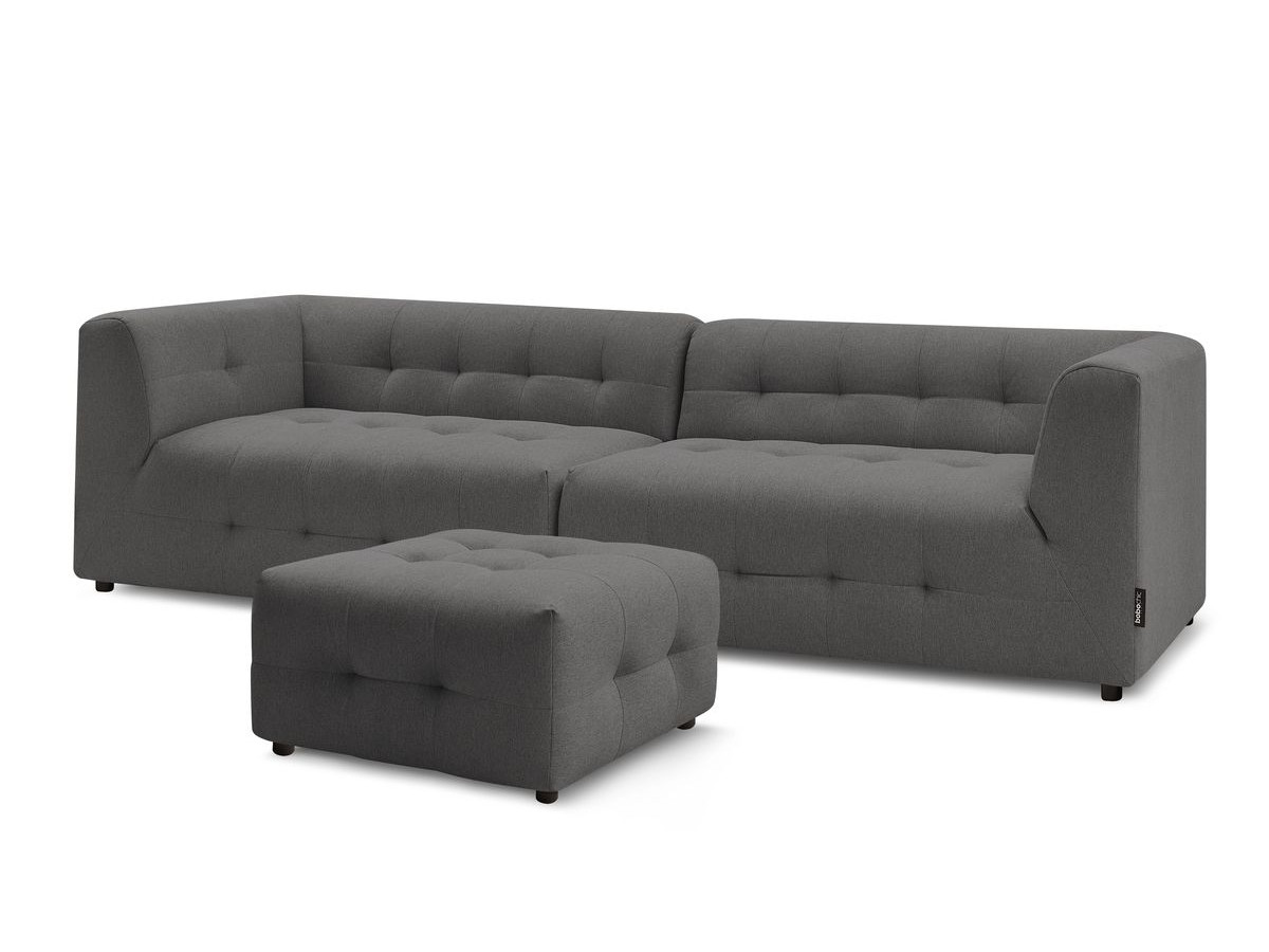 Sofa modułowa 4-osobowa nierozkładana KLEBER z pufem