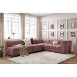 100% modułowa stała sofa narożna KLEBER