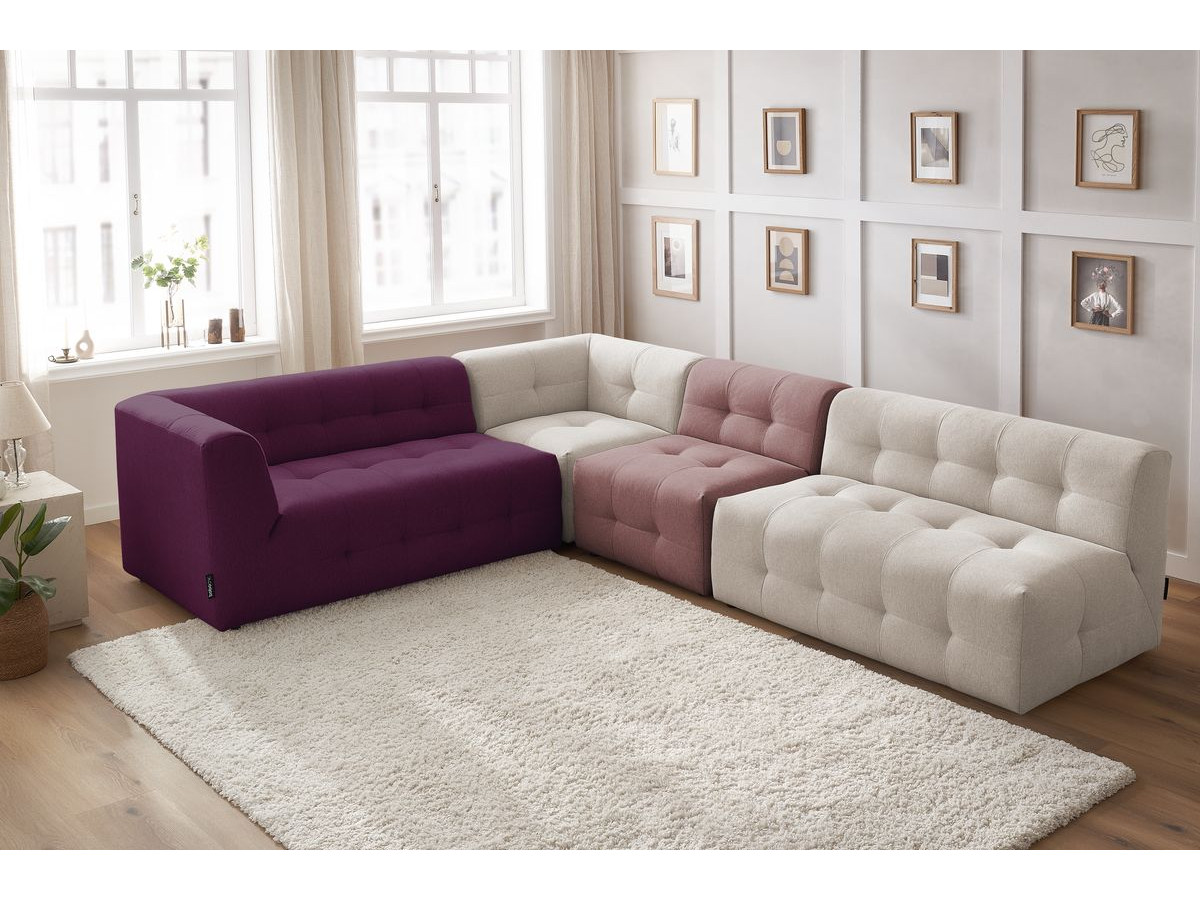 Canapé d'angle modulable KLEBER multicolore — vue 4