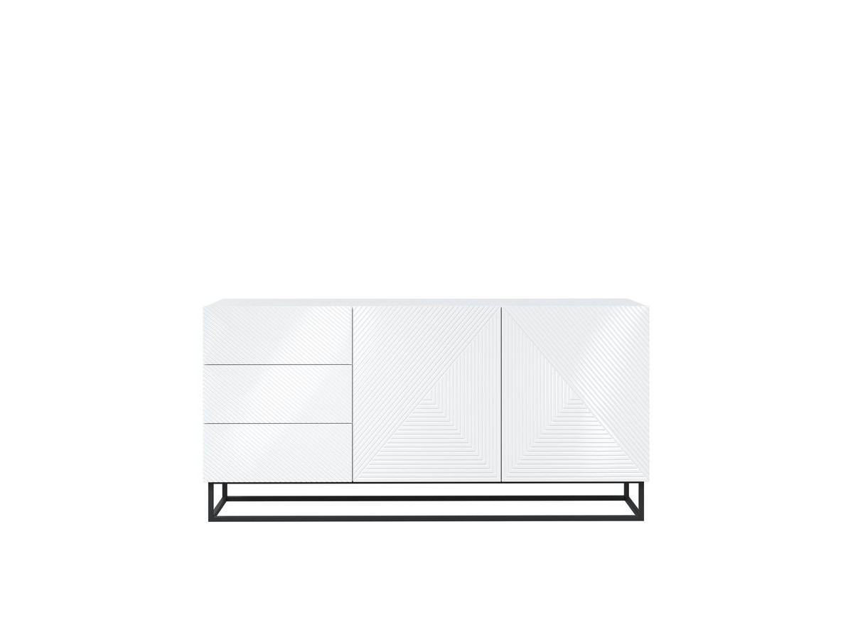 ALICE 2-deurs dressoir 167 cm metalen poten