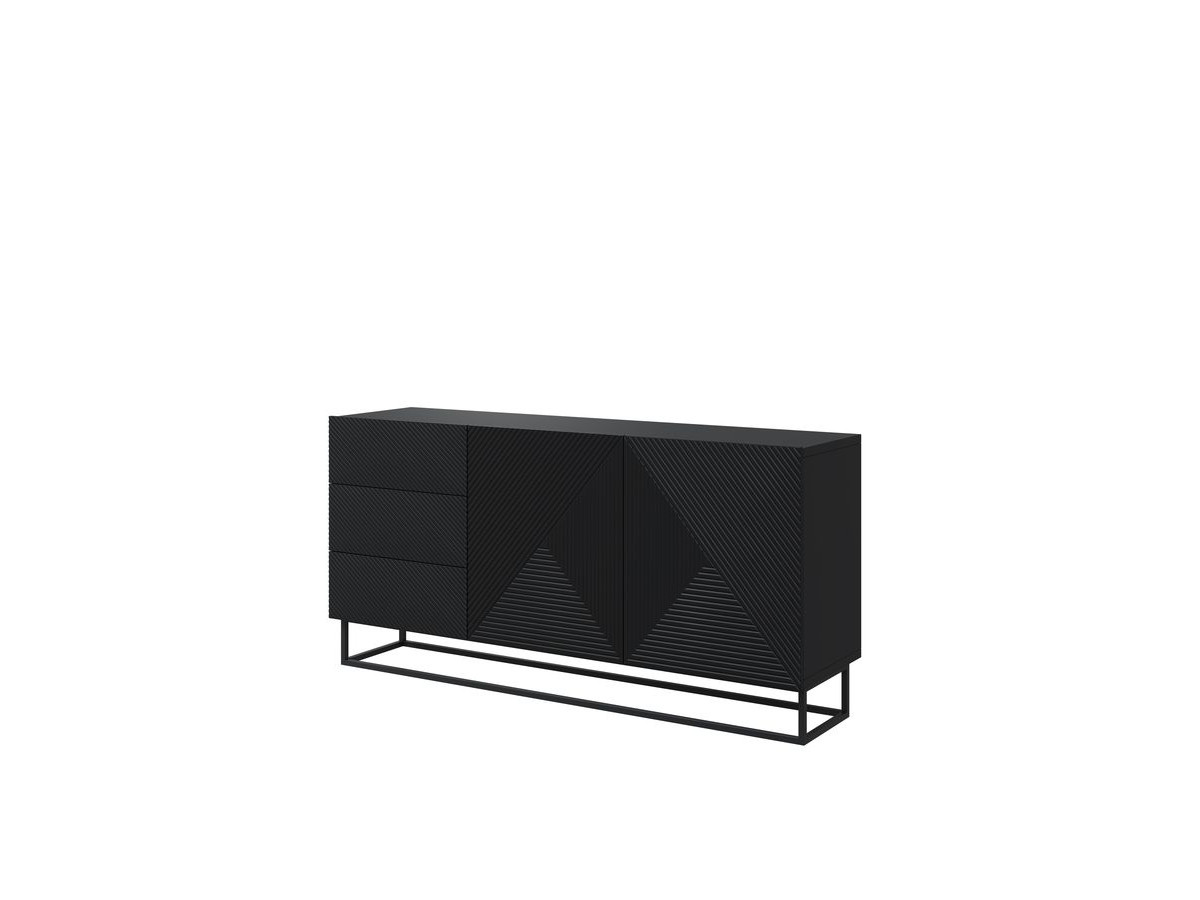 ALICE 2-deurs dressoir 167 cm metalen poten
