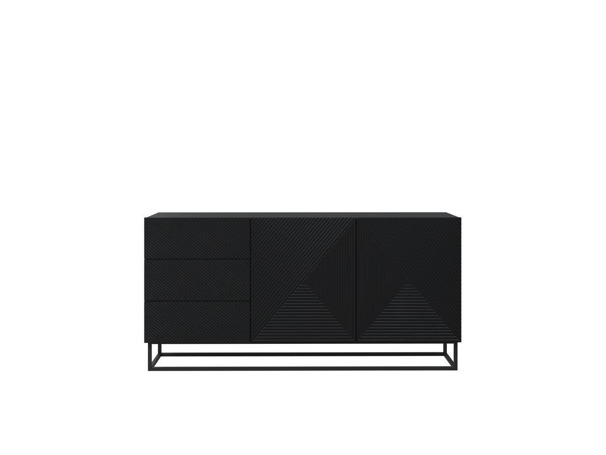 ALICE 2-deurs dressoir 167 cm metalen poten