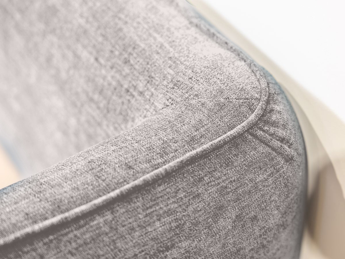 LOUISE opbergbed met gestoffeerd hoofdeinde