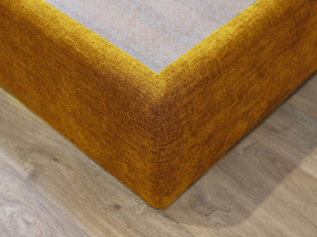 LOUISE opbergbed met gestoffeerd hoofdeinde