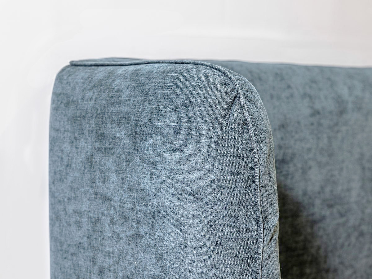 LOUISE opbergbed met gestoffeerd hoofdeinde