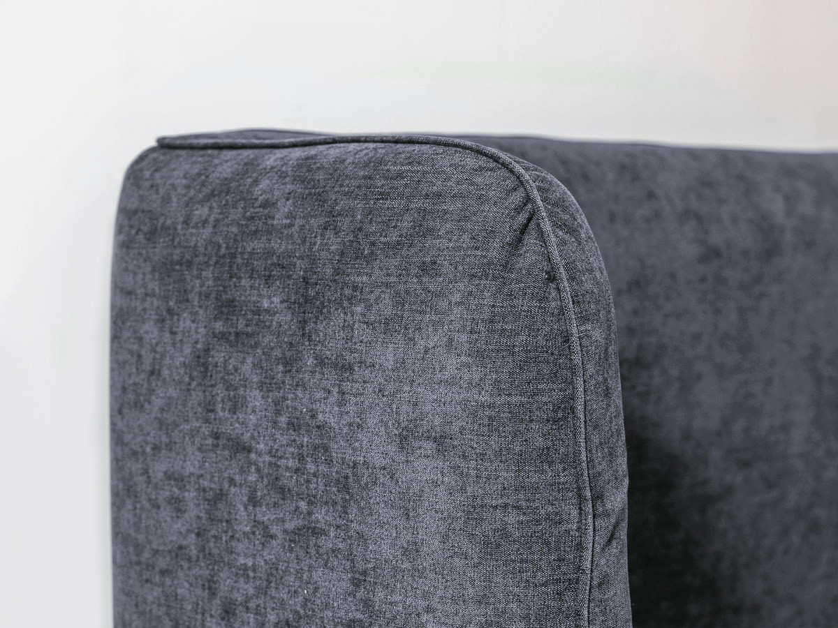LOUISE opbergbed met gestoffeerd hoofdeinde