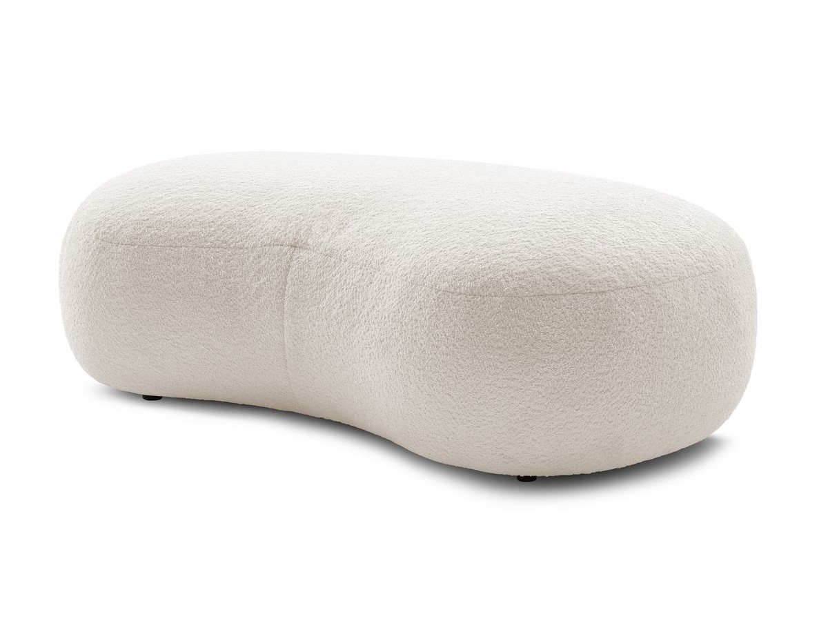 Pouf SAINT-GERMAIN tissu bouclette
