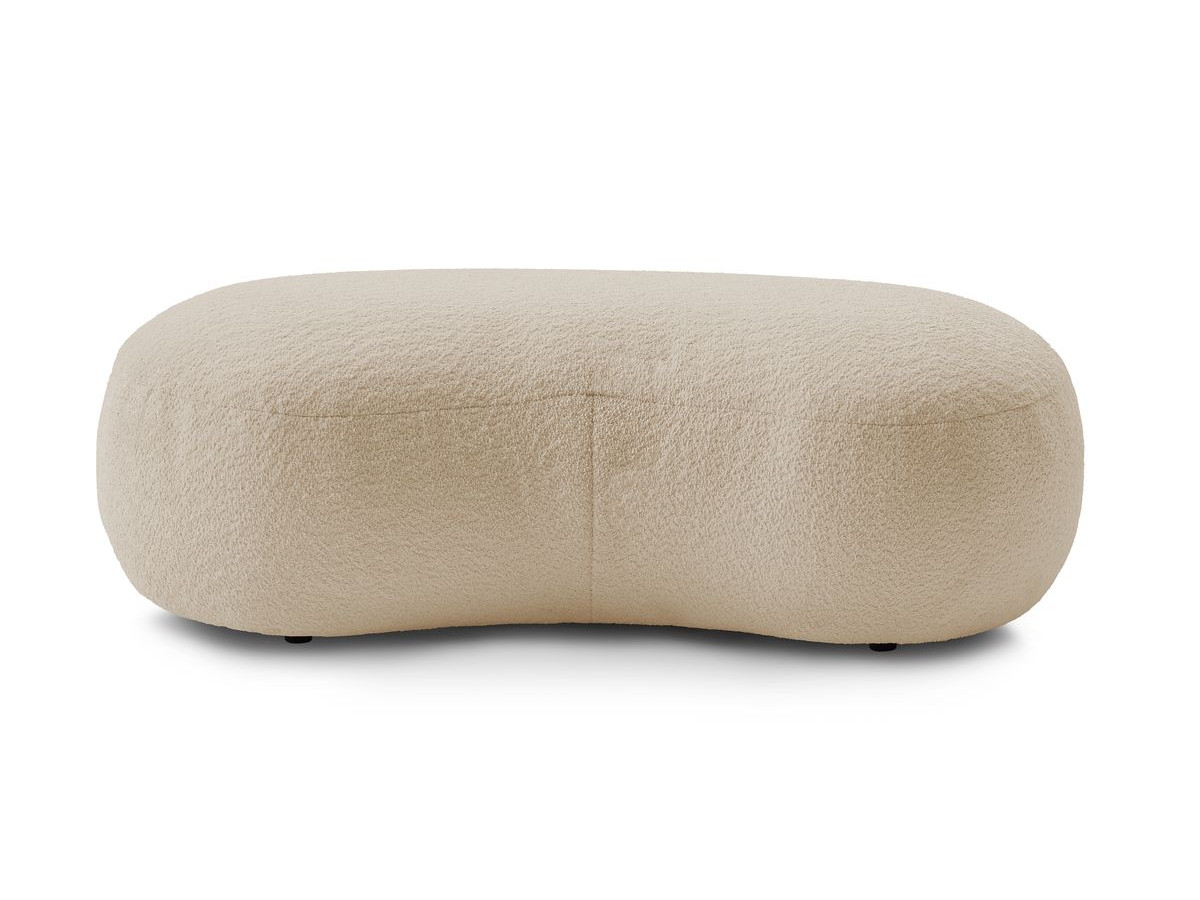 Pouf SAINT-GERMAIN tissu bouclette