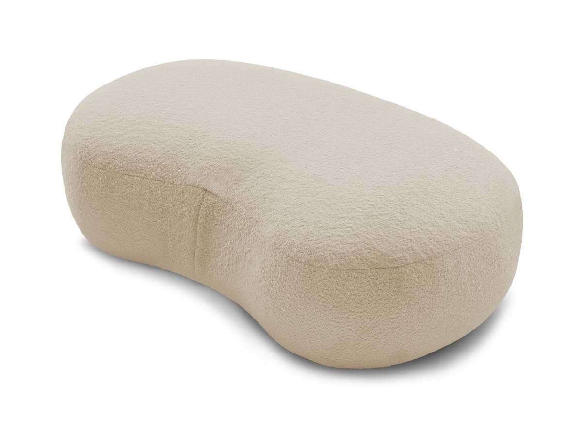 Pouf SAINT-GERMAIN tissu bouclette