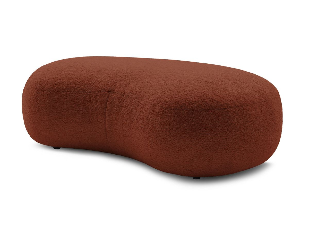 Pouf SAINT-GERMAIN tissu bouclette