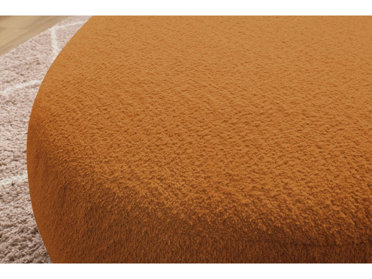 Pouf SAINT-GERMAIN tissu bouclette
