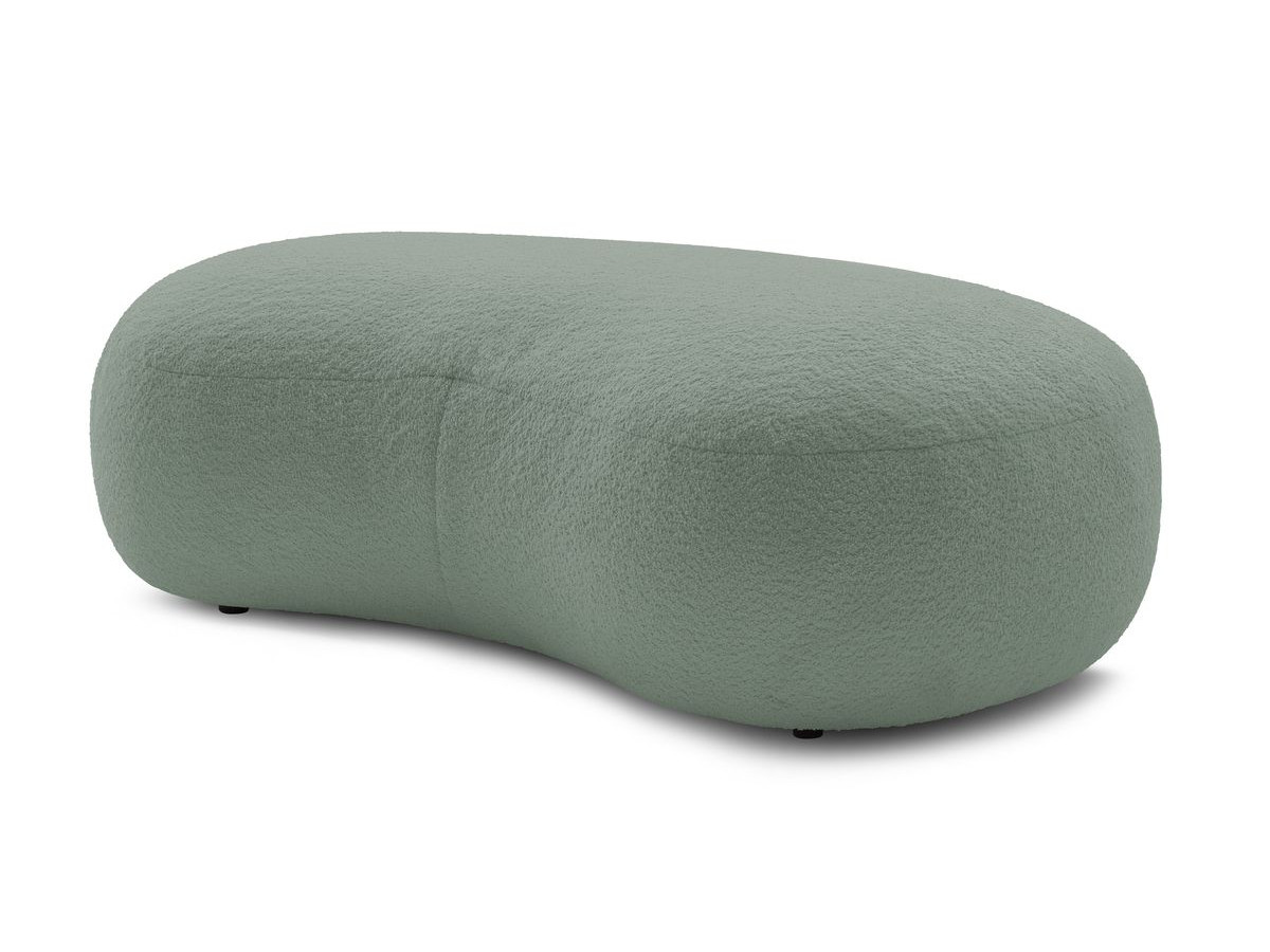 Pouf SAINT-GERMAIN tissu bouclette