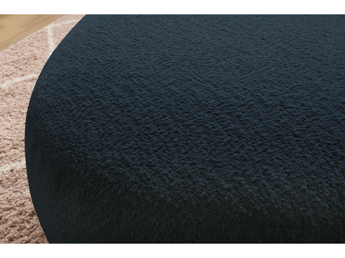 Pouf SAINT-GERMAIN tissu bouclette