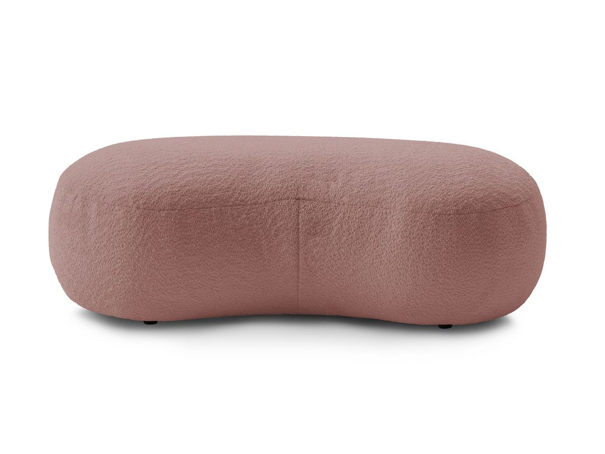 Pouf SAINT-GERMAIN tissu bouclette