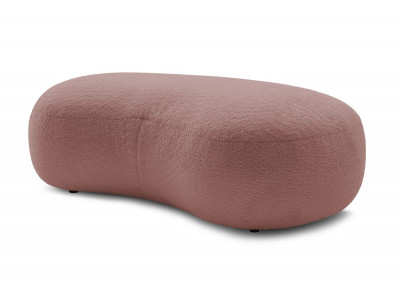 Pouf SAINT-GERMAIN tissu bouclette