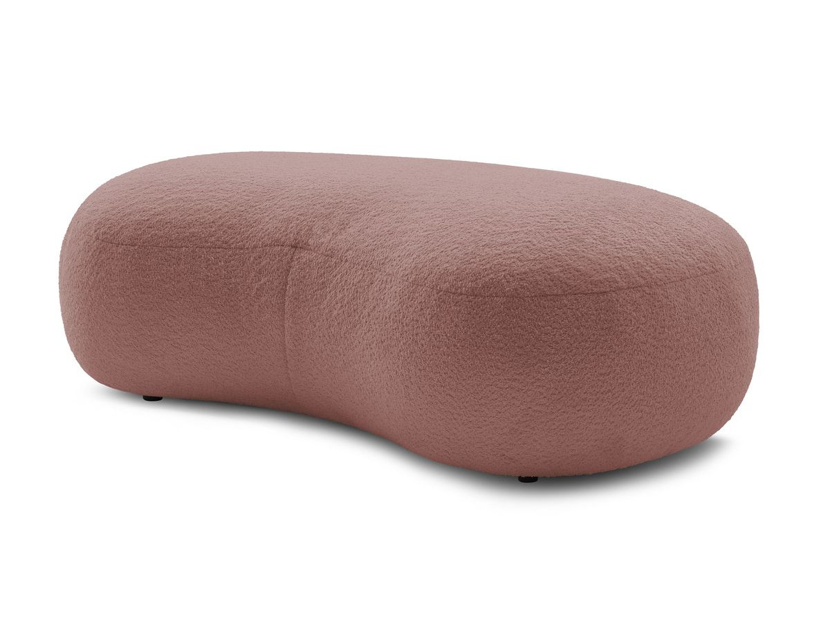 Pouf SAINT-GERMAIN tissu bouclette