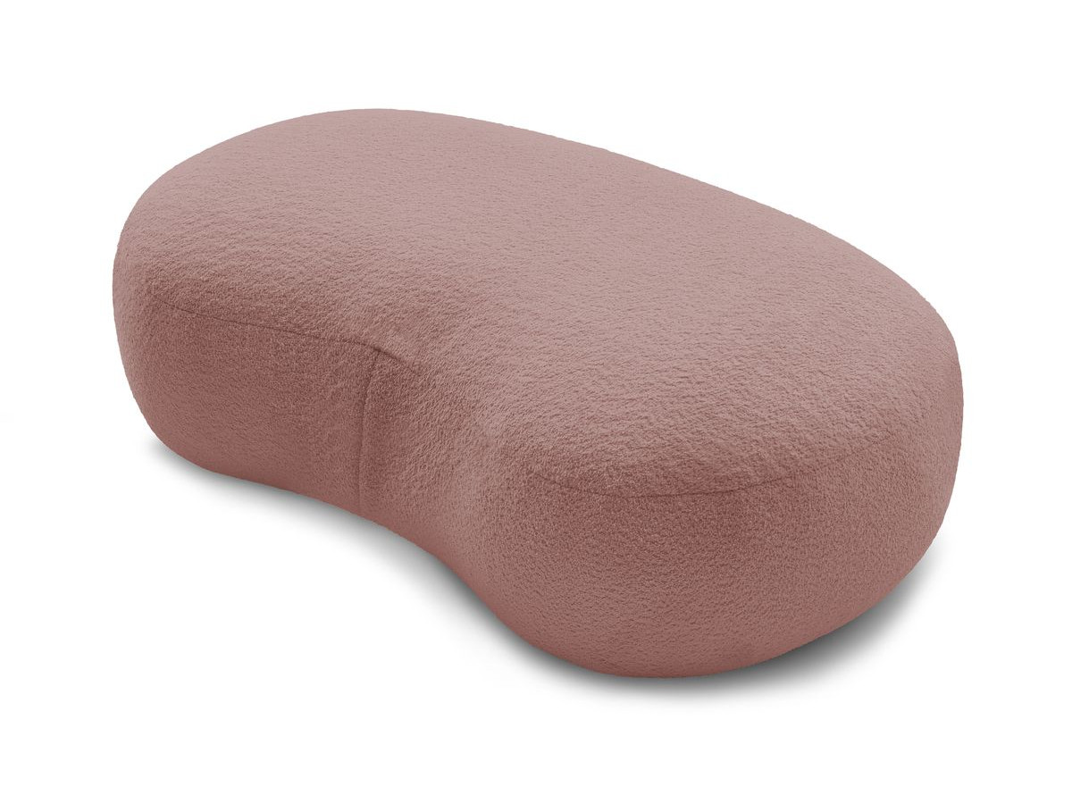 Pouf SAINT-GERMAIN tissu bouclette