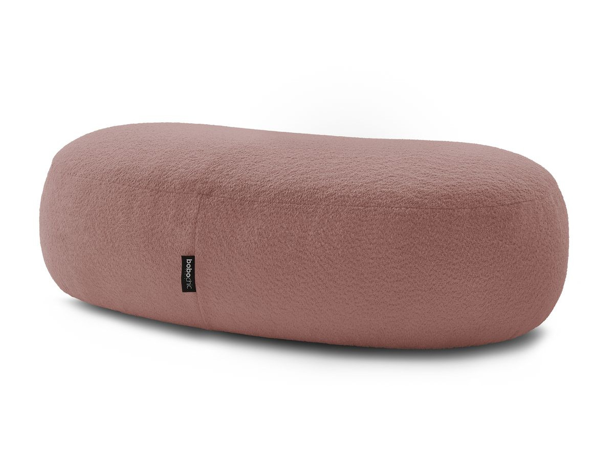 Pouf SAINT-GERMAIN tissu bouclette