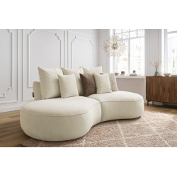 SAINT-GERMAIN 3-osobowa sofa prosta w tkaninie teksturowanej