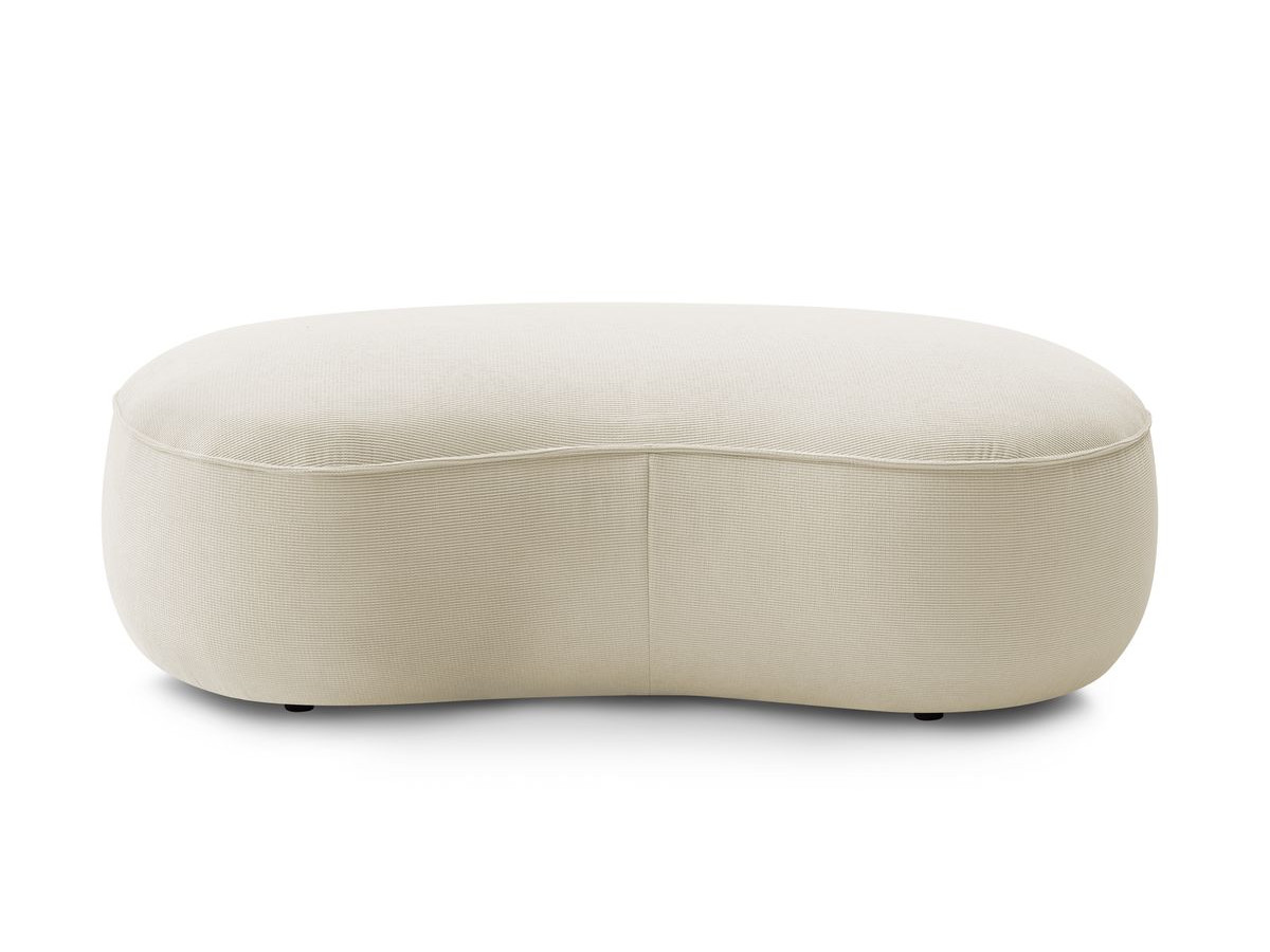 Pouf SAINT-GERMAIN tissu texturé