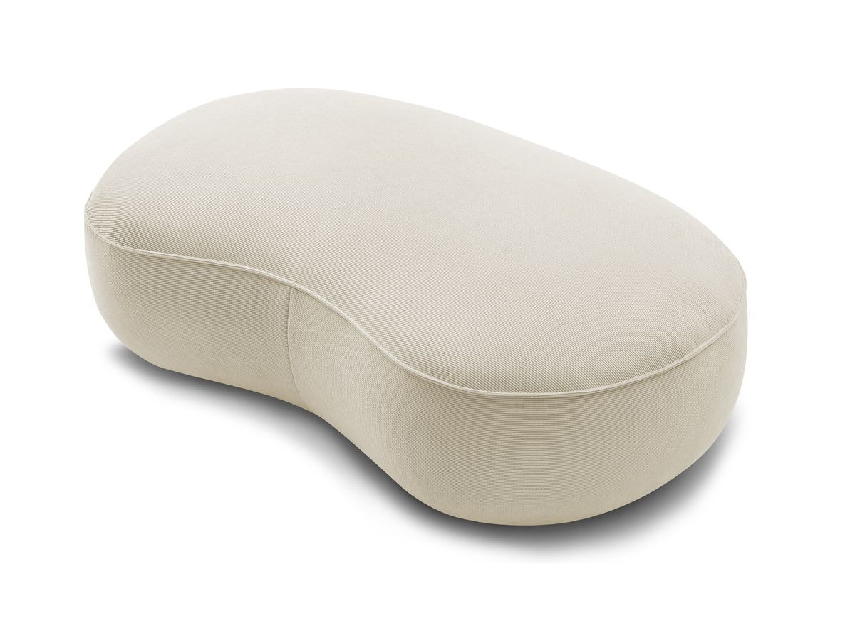 Pouf SAINT-GERMAIN tissu texturé