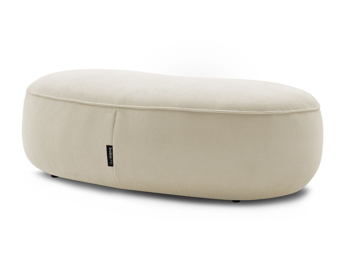 Pouf SAINT-GERMAIN tissu texturé